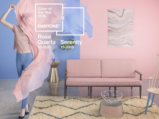rosa cuarzo y azul serenity colores Pantone 2016