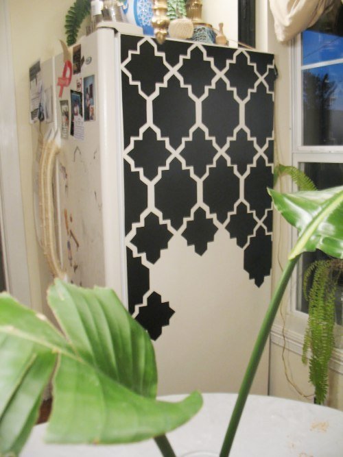 ideas para decorar el frigorífico con vinilo adhesivo