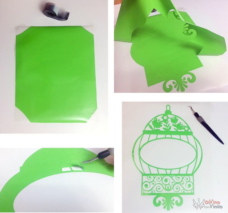 cómo descartar el vinilo de una plantilla