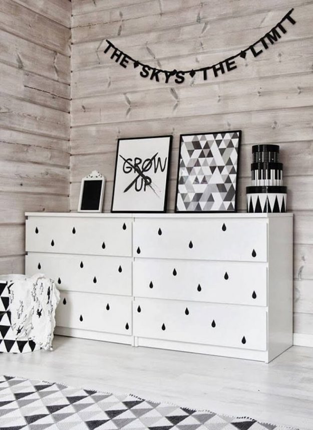 decorar-muebles-ikea-vinilo-comoda5b tunear muebles Ikea con vinilo adhesivo